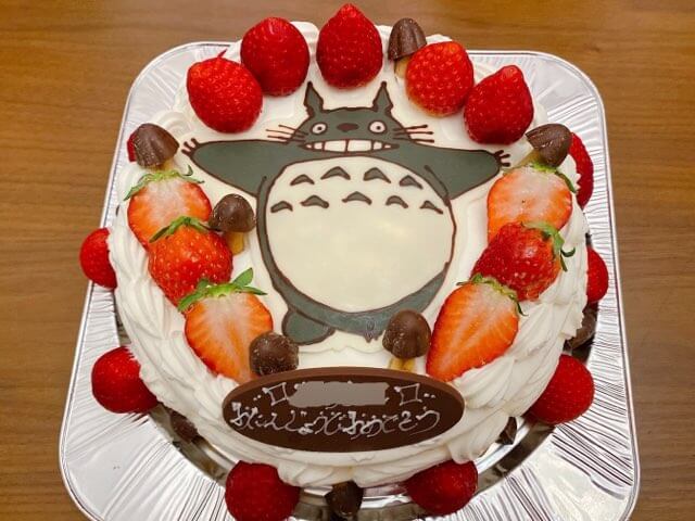 無花果　誕生日ケーキ