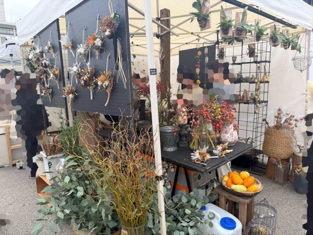 海辺のカモメ市出店・More Flower +