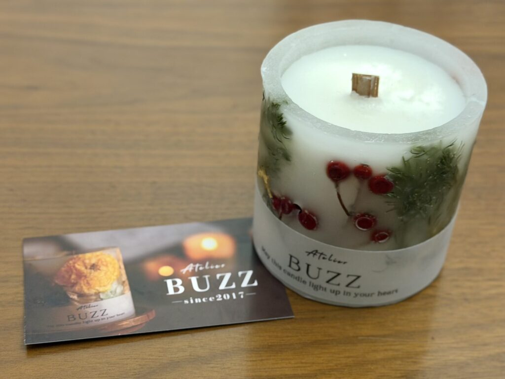 海辺のカモメ市購入品・Atelier BUZZのアロマキャンドル
