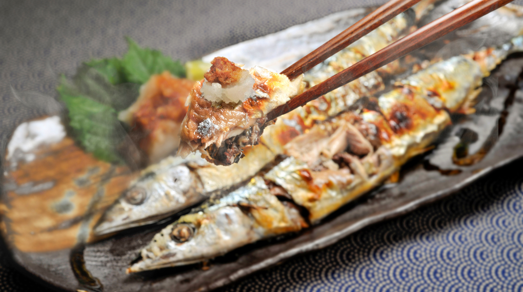 秋土用青い食べ物・さんま
