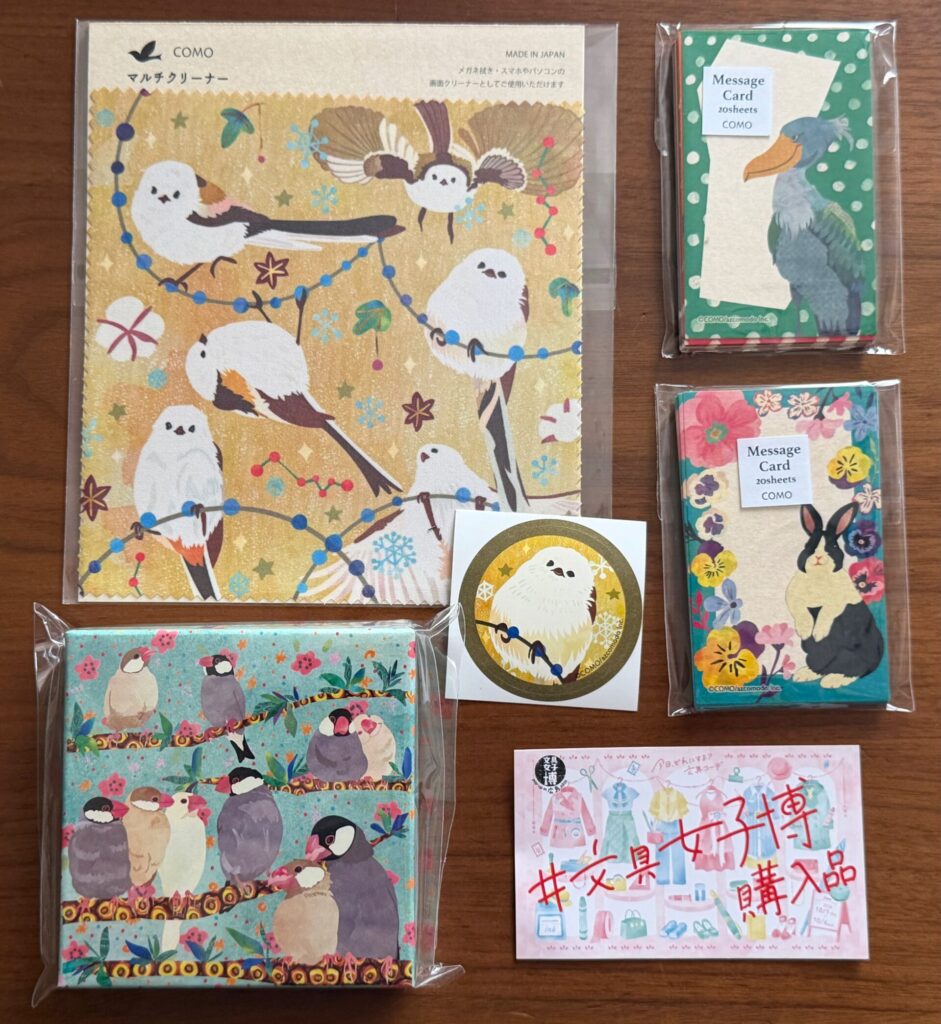 文具女子博の購入品・COMO