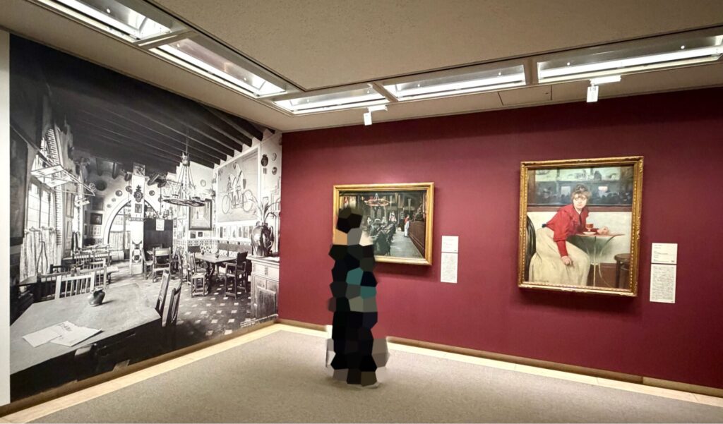 ひろしま美術館「カフェに集う芸術家」展示室